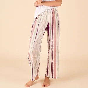 Renkli Çizgili Pijama Altı