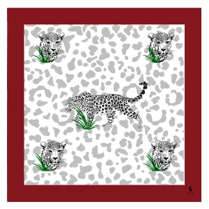 Leopard İpek Fular