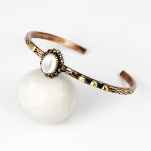 Coho Tılsım Sedef Taşlı El İşleme Pearl Bileklik