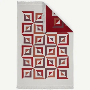 Midcentury Op Art Illusion Kilim Serisi