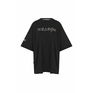 Zini Super Oversized Backsplit Tişört - Il