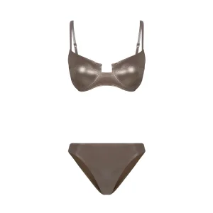 Destekli Bakır Bikini
