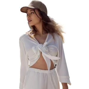 Crinkle Crop Top