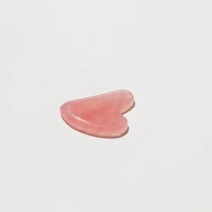 Pembe Kuvars Kalp Gua Sha