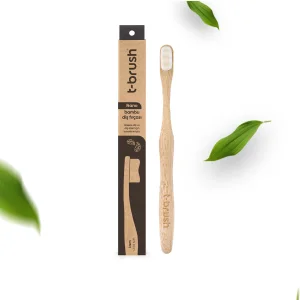 Doğal Bambu Vegan Diş Fırçası - Krem Renk - Orta Sert ( Medium)