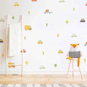 Arabalar Mini Sticker Seti