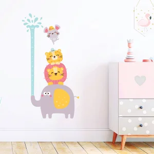 Su Fışkırtan Fil Sticker Boy Cetveli