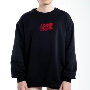 Oversize Nakışlı Sweatshirt