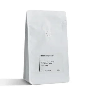 Marla Espresso Blend Kahve 250 G - Öğütme Seçenekleri Öğütülmemiş