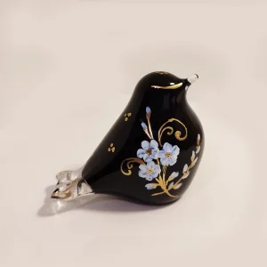 Bloomingbirds "forget Me Not Flowers" Cam Kuş Obje