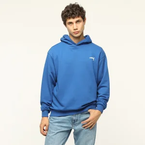 Flok Baskılı Kapüşonlu Sweatshirt