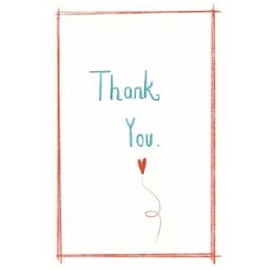 Konsept Tebrik Kartı - Thank You