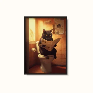 No.100 Kedi - Özgün Tasarım Poster Art Print