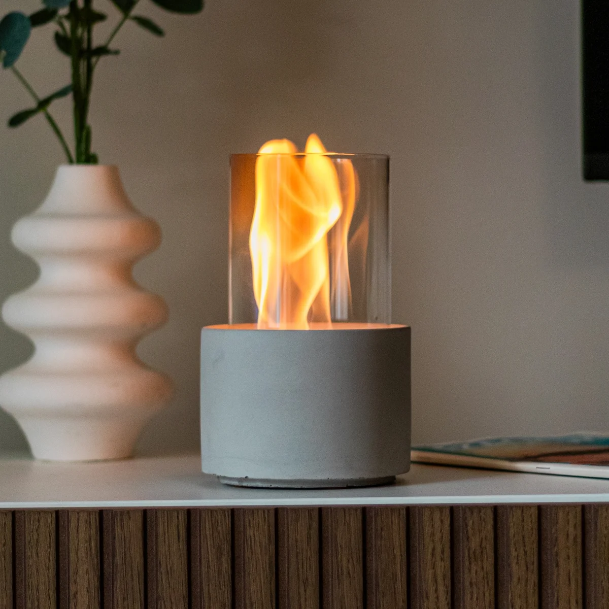Pure-fire V.5 Concrete Fireplace image 1