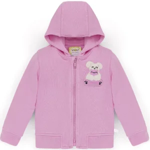Sesli Fermuarlı Kapüşonlu Sweatshirt