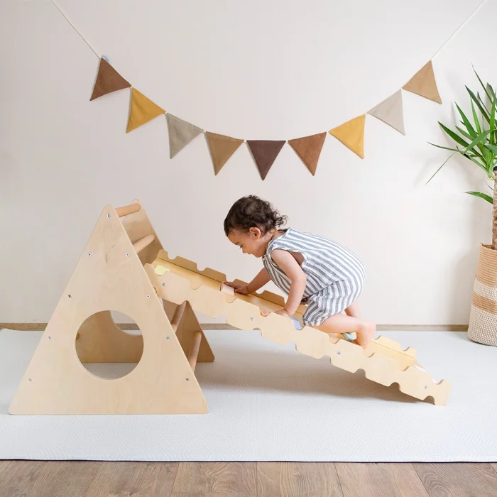 Montessori Pikler Üçgeni Ve Rampa İkili Set image 1