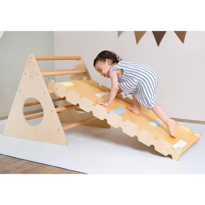 Montessori Pikler Üçgeni Ve Rampa İkili Set image 2