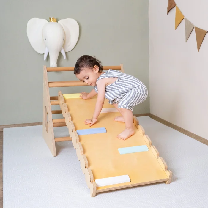 Montessori Pikler Üçgeni Ve Rampa İkili Set image 3