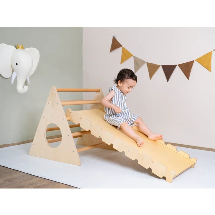 Montessori Pikler Üçgeni Ve Rampa İkili Set image 4