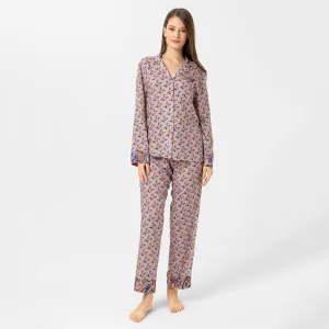 Çiçek Desenli Hera Pijama Takım