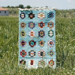 Flowers El Dokuma Tülü Halı