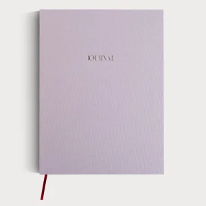 Journal - A5 Pembe Keten Cilt Bezli Çizgisiz Düz Defter