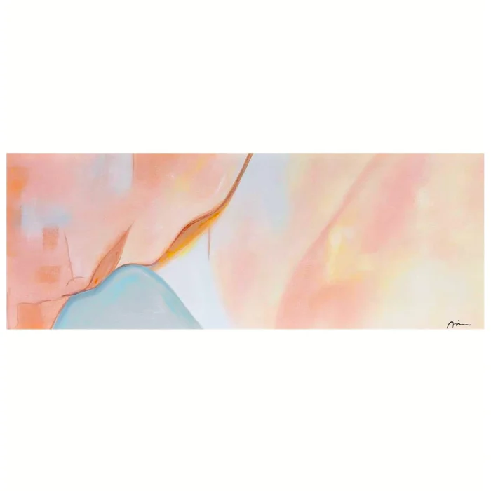 Yatak Odası Büyük Boy El Yapımı Yağlı Boya Tablo 165x64cm image 2