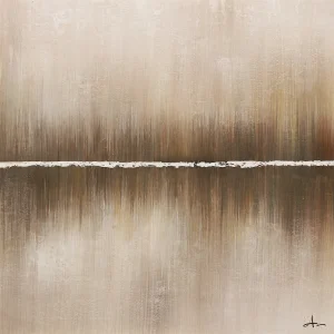 Soyut El Yapımı Yağlı Boya Tablo 95x95cm