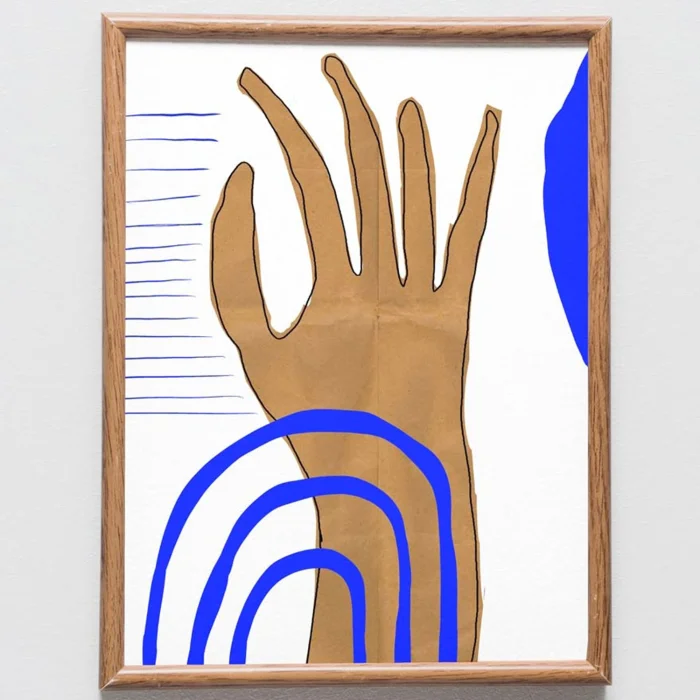 Celine Soyut Fine Art Dijital Baskı İllüstrasyon image 1