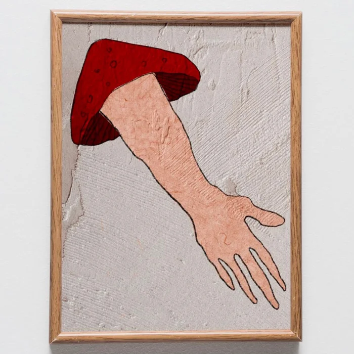Fungi Soyut Fine Art Dijital Baskı İllüstrasyon image 1