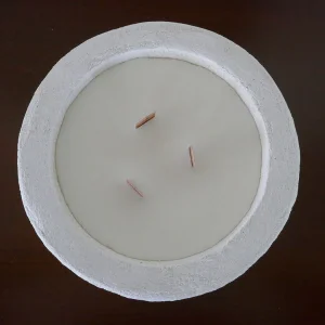 White Aura Candle Mum