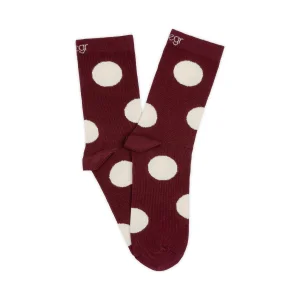 1pk Bold Polka Dot Ankle Socks