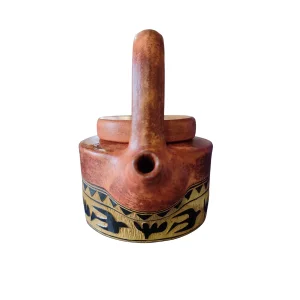 Stoneware Seramik Kuş Temalı Demlik