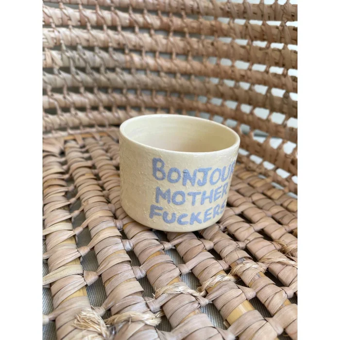 Bonjour Yazılı Kahve Bardağı image 2
