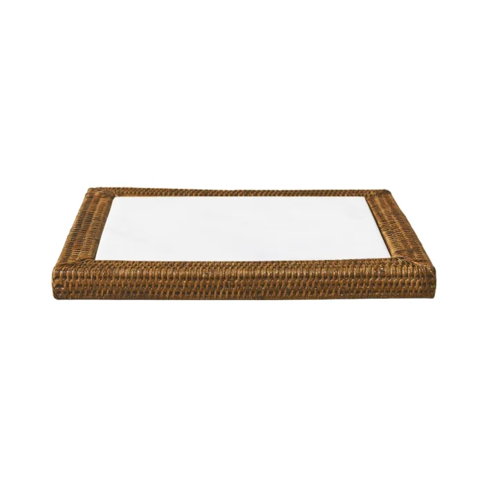 Dikdörtgen Rattan Peynir Tabağı image 1