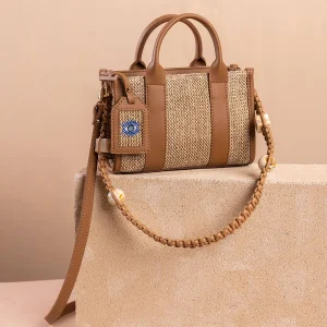 City Bag Mini Hasır Çanta