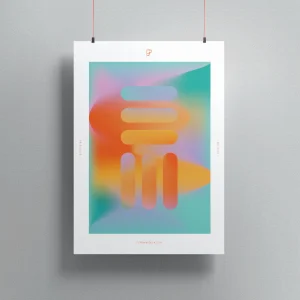 Palette Yeşil Dijital Poster Baskı