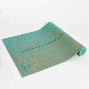 Jüt Kaplama Yoga Mat - 5mm / Kolay Temizlik / İyi Kaydırmazlık