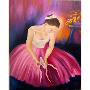 Ballerina Tuval Üzeri Yağlı Boya Tablo