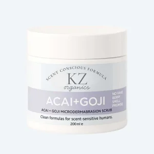 Kz Organics Acai & Goji Berry Face Scrub