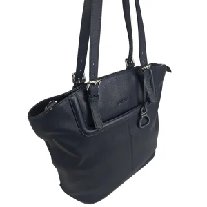 Sienna Zip Top Tote Shopper Bag For Women - Handmade By Saddler