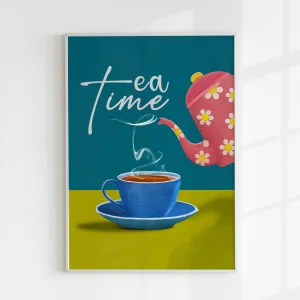 Çay Zamanı Art Print