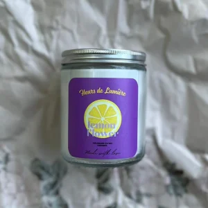 Doğal Limon Esanslı Vegan Soya Mumu