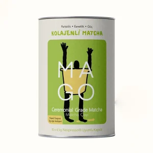 10 X Kolajenli Ceremonial Grade Matcha Nespresso® Uyumlu Kapsül