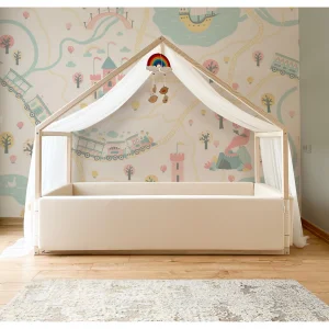 Good Night Kid Montessori Yatak - 90x190cm - Uzun Ön Yastıklı