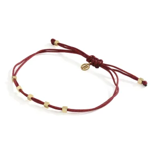 Cubic V Cord Bracelet