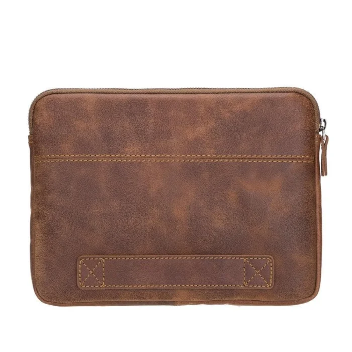 Awe Slim Deri Kahve 16inç Laptop / Macbook Kılıf image 2