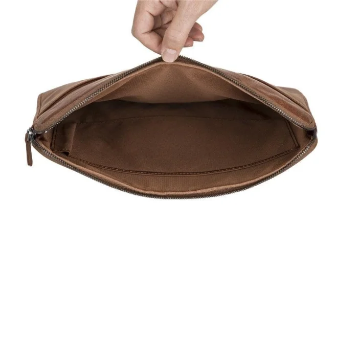 Awe Slim Deri Kahve 16inç Laptop / Macbook Kılıf image 4