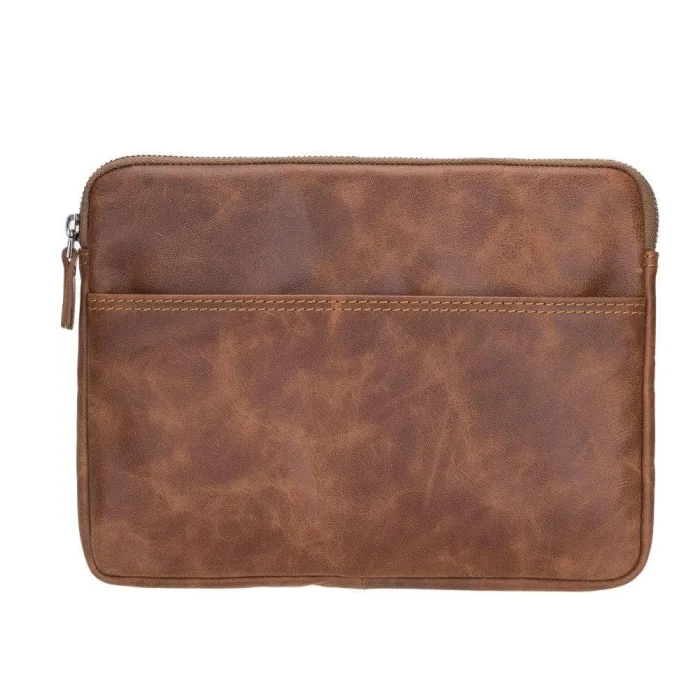 Awe Slim Deri Kahve 16inç Laptop / Macbook Kılıf image 1