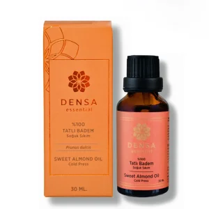 %100 Saf Tatlı Badem Yağı Soğuk Sıkım  30 Ml